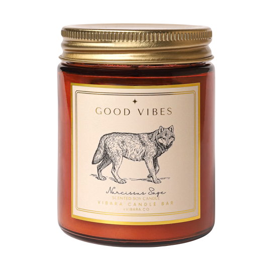 Wolf - Narcissus Sage Candle