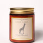 Giraffe - Amber Chocolate Candle