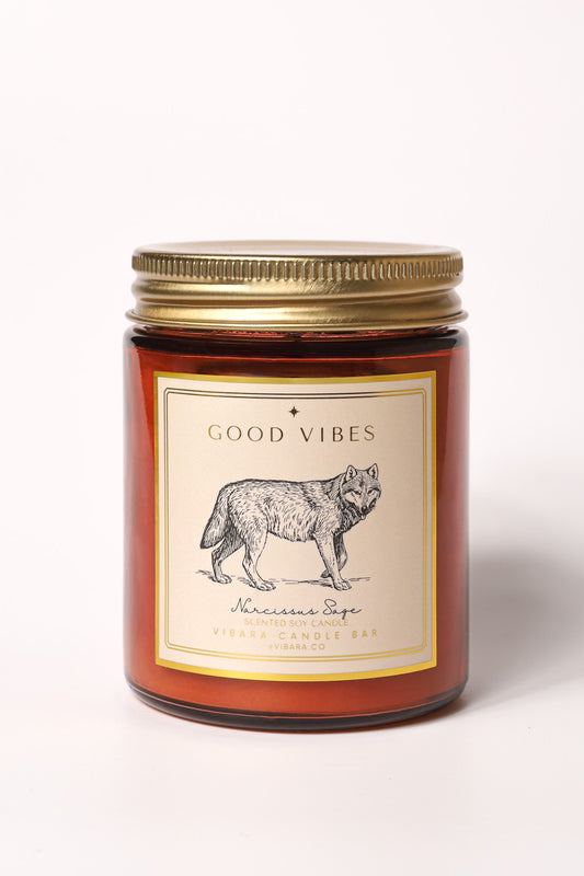 Wolf - Narcissus Sage Candle