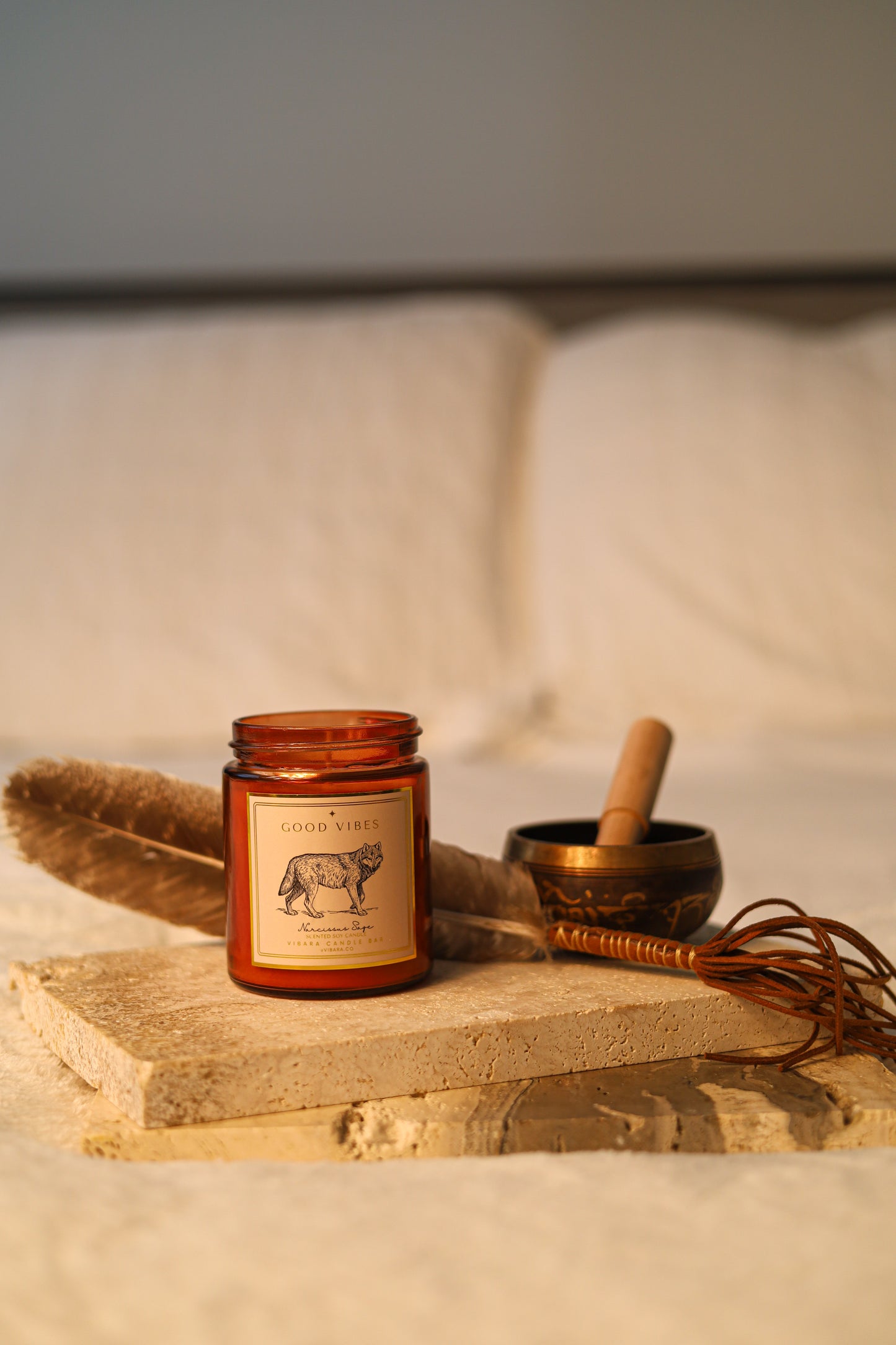 Wolf - Narcissus Sage Candle